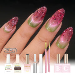 Trendy Nail Design Kit - No.17 Sparkling Watermelon