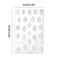 Nail Art Mold - JT004 Lace Frame