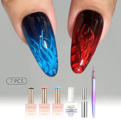 Trendy Nail Design Kit - No.19 Blazing Fire