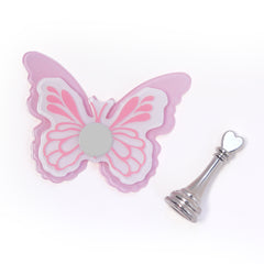 Butterfly Nail Practice Stand with Heart Magnetic Holder