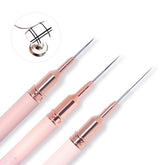 NEW! Liner Nail Brush Set (Peach)