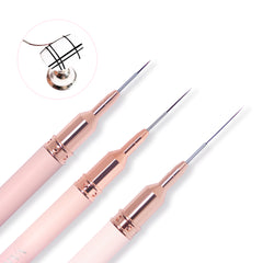 NEW! Liner Nail Brush Set (Peach)