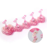 Rose Nail Practice Stand with Holders