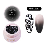 3-in-1 Stamping Ombre Paint Gel - 01 Black