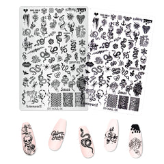 Nail Stamping Plates - Snake