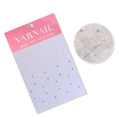 Rhinestone Nail Sticker - Coquette Bows