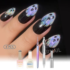 Trendy Nail Design Kit - No.18 Holographic Ghost