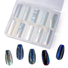 Nail Transfer Foil - Holographic (Clear)