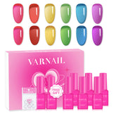 MINI Color Jelly Gel Polish Set - S11 Rainbow Candy