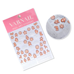 5D Nail Sticker - Christmas 05 (Gingerbread Man)