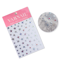 Rhinestone Nail Sticker - Five-Pointed Star