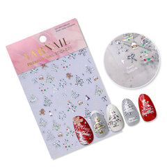 Chrome Nail Sticker - Christmas Star