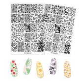 Nail Stamping Plates - Plants
