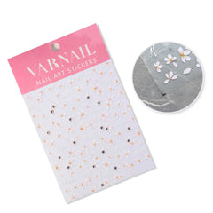 Rhinestone Nail Sticker - Pear Flower