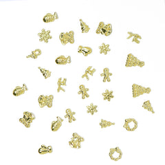Christmas Nail Charms - Alloy