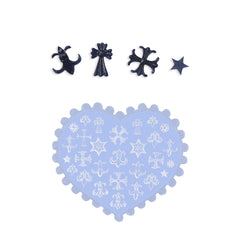 3D Nail Art Mold - #28 Cross