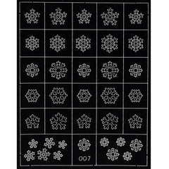 Nail Stickers - Christmas Hollow Stencil