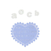 3D Nail Art Mold - #27 Lowercase letters