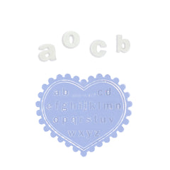 3D Nail Art Mold - #27 Lowercase letters