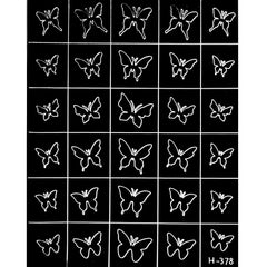 Nail Stickers - Butterfly Bowknot Hollow Stencil