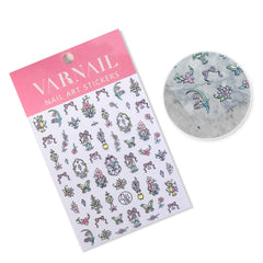 Shell Nail Sticker - Flower Shadow