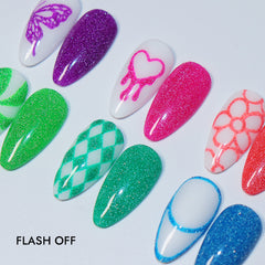 Luminous Neon Reflective Liner Gel Set