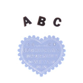 3D Nail Art Mold - #26 Uppercase Letters