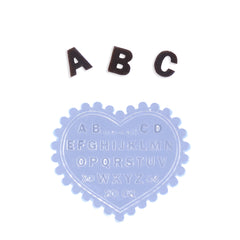 3D Nail Art Mold - #26 Uppercase Letters