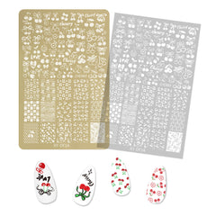 Nail Stamping Plates - Cherry