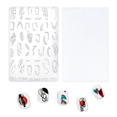 Nail Art Mold - JT047 Abstract Art