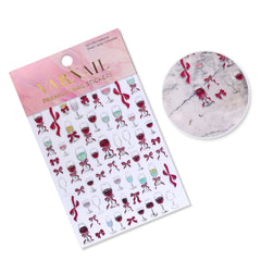 Chrome Nail Sticker - Grape Wine