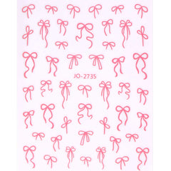 Nail Sticker - Ribbon Bowknot