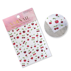 Jelly Nail Sticker - Red Cherry
