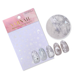 Shell Nail Sticker - Snowflake Sweater