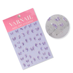 Jelly Nail Sticker - Purple Butterfly