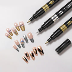 Mirror Chrome Nail Art Graffiti Pen