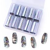 Nail Transfer Foil - Holographic (Silver)