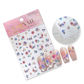 Chrome Nail Sticker - Dried Flowers