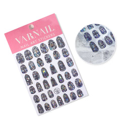 Shell Nail Sticker - Gothic Window (Medium)