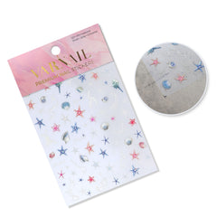 Shell Nail Sticker - Starfish and Seashells