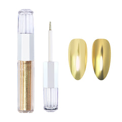 Liquid Metallic Chrome Powder - Gold