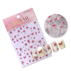 Chrome Nail Sticker - Enamel Butterfly