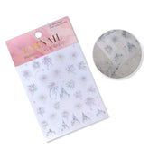 Chrome Nail Sticker - Fireworks & Castle