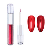 Liquid Metallic Chrome Powder - Red