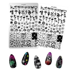 Nail Stamping Plate - Fireworks