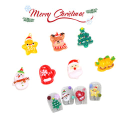 Christmas Nail Charms (Resin) - Icy Look