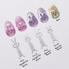 Rabbit & Bear Cat Eye Nail Tool