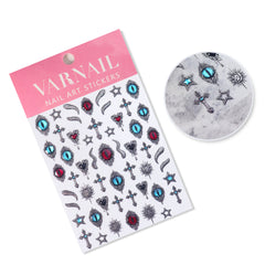 Chrome Nail Sticker - Serpent Eyes