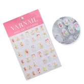 Shell Nail Sticker - White Rococo Window (Medium)