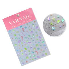 Shell Nail Sticker - Marine Plankton